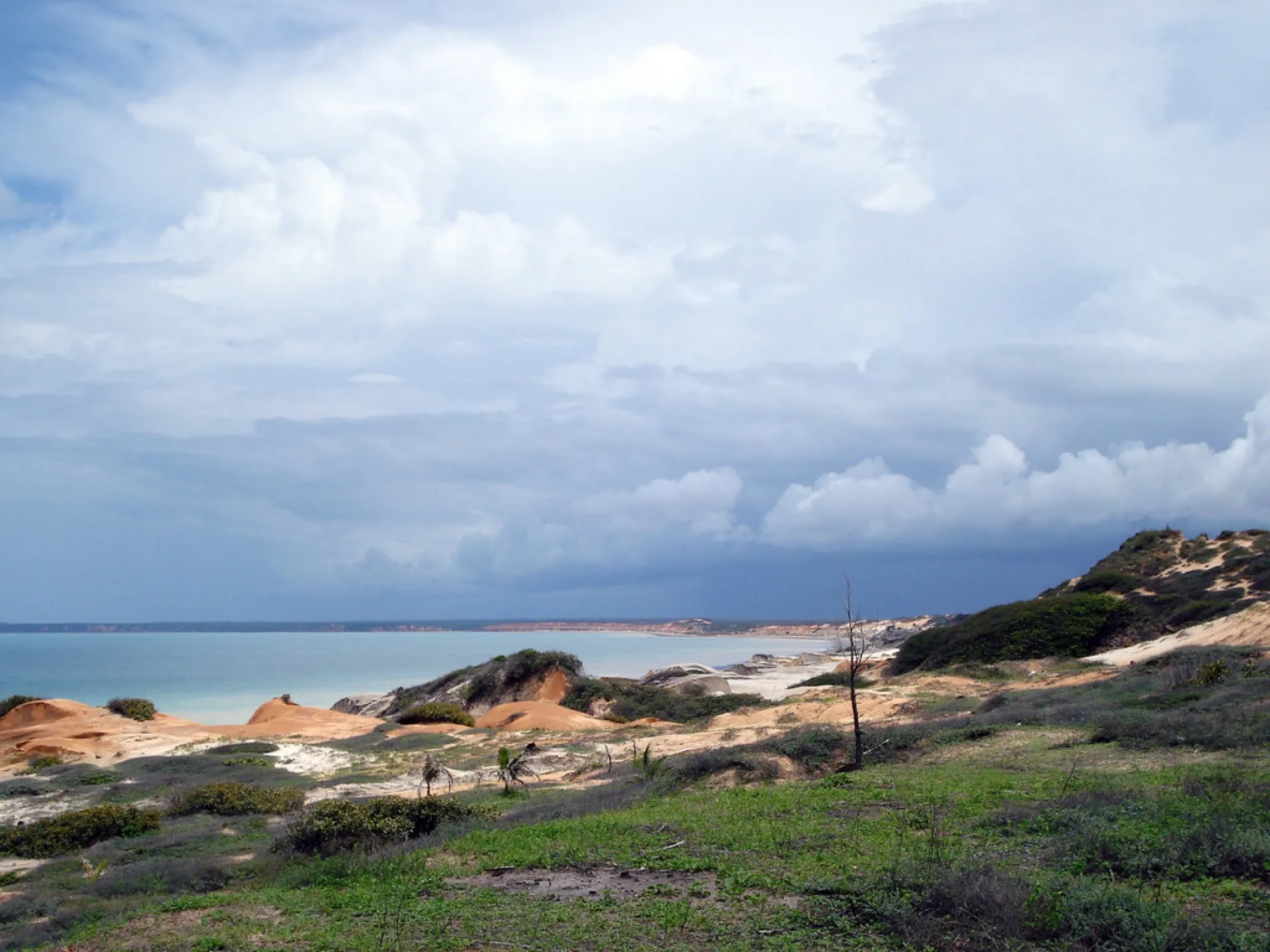 Fortim beach, view of the kitesurf spot